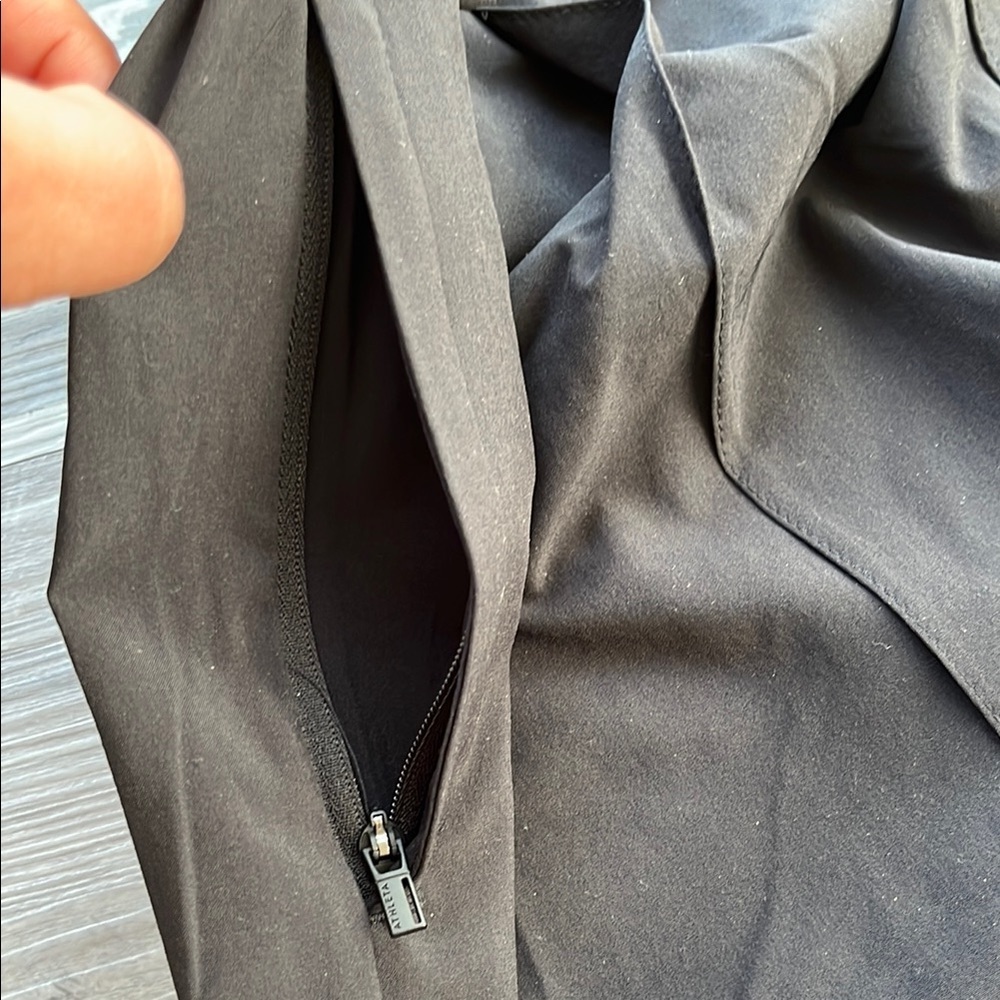 Athleta Black Cardiff Pants with Belt New with tag - Picture 11 of 12